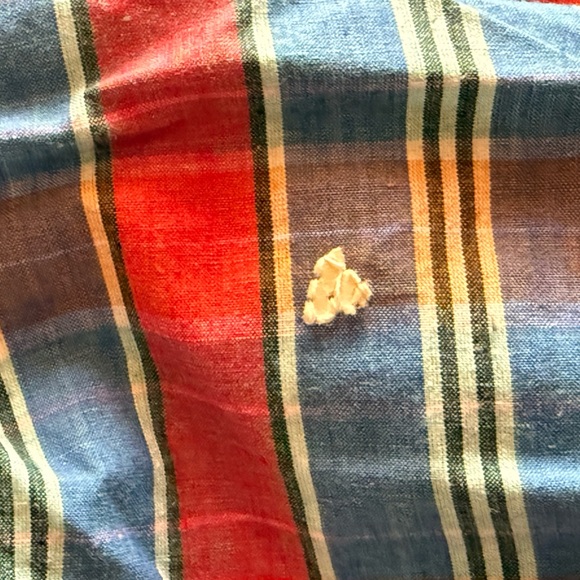 Lands End Charter Collection Vintage 90s Men's Madras Plaid Blazer Jacket Medium - Picture 8 of 8